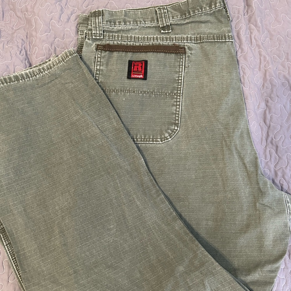 Wrangler Riggs work pants.